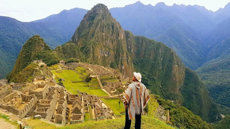 Machu Picchu from the upper terraces