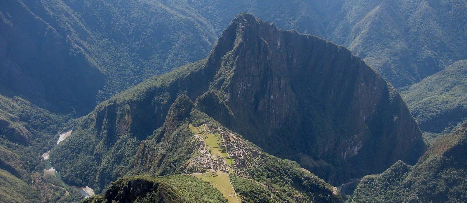 Machu Picchu with Huayna Picchu behind